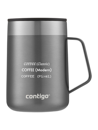 Contigo Streeterville - Kubek termiczny z grawerem - 420ml - Szary