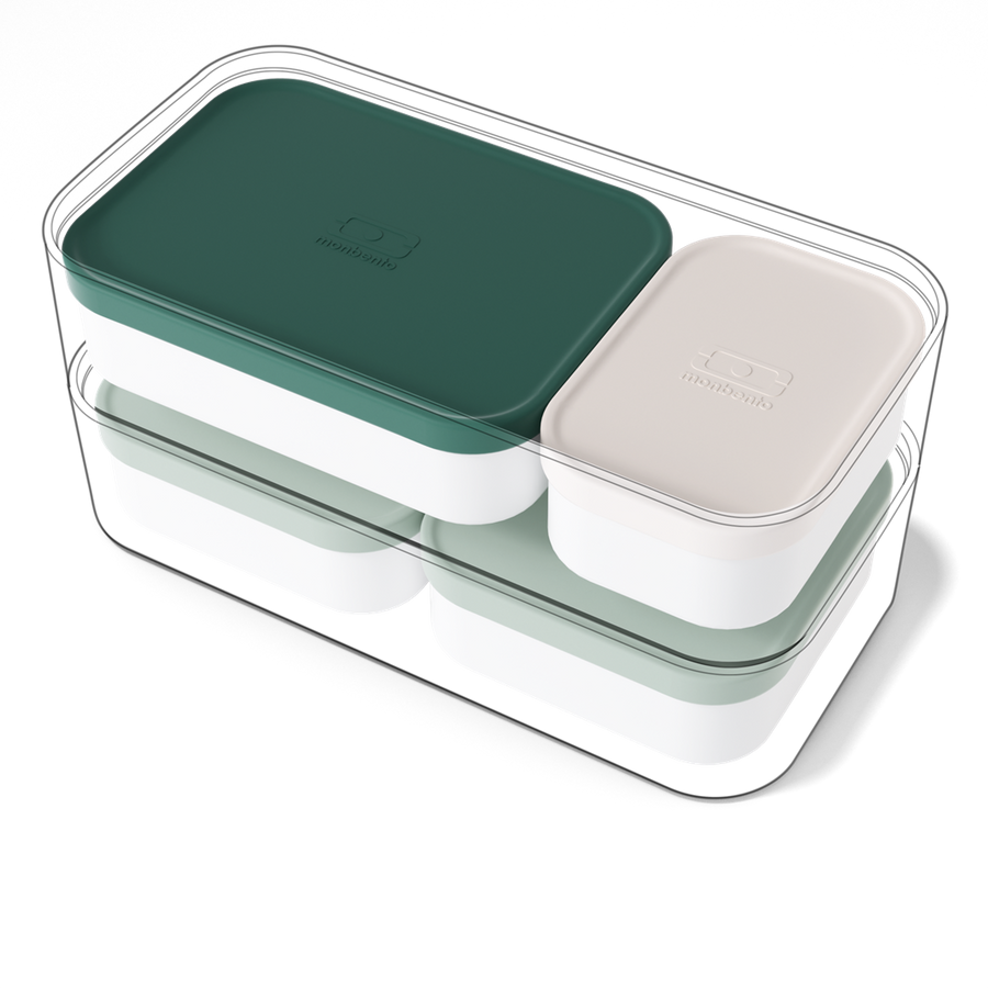 Monbento Zestaw 4pojemników Extra doMBOriginal GreenMint