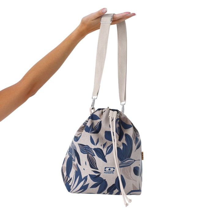 Monbento Lunchbag termiczny z paskiem Fresh Vegetal Blue