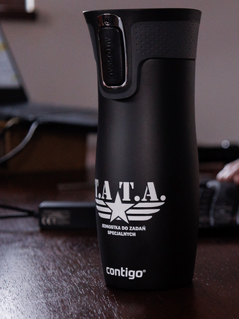 Contigo West Loop 2.0 - Kubek termiczny - 470 ml - Tata - Czarny Mat