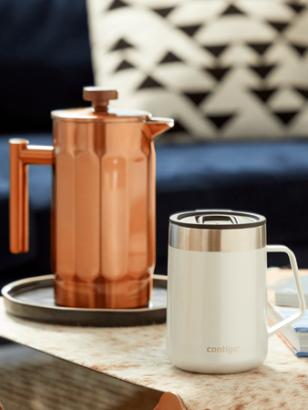 Contigo Streeterville - Kubek termiczny z uchem - 420 ml - Biały