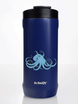 Dr.Bacty Notus - Kubek termiczny - 360 ml - Z ośmiornicą - granatowy