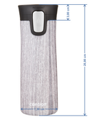 Contigo Pinnacle Couture - Kubek termiczny - 420ml - Blonde Wood