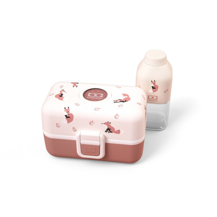 Monbento Zestaw KidsGiftBox 3el. Cinnamon Fox