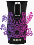 Contigo West Loop Mini - Kubek termiczny - 300ml - Glamour - Czarny Metalik