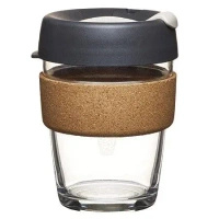 Kubek wielorazowy szklany KeepCup Brew Cork Press - 340ml