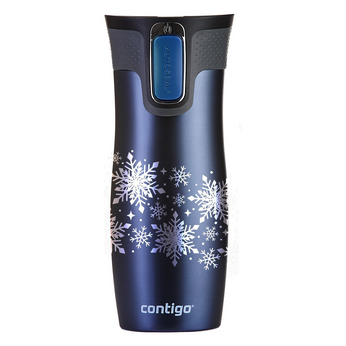 Contigo West Loop - Kubek termiczny - 470ml - Snow Stars - Granatowy