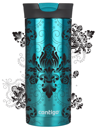 Contigo Huron - Kubek termiczny - 470ml - Arabeska Black - Biscay Bay