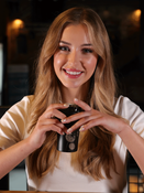 Dr.Bacty Apollo - Kubek do kawy - 227 ml - Dmuchawiec - czarny