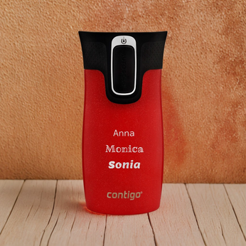 Contigo West Loop Mini - Kubek termiczny z grawerem - 300ml - Goji Berry