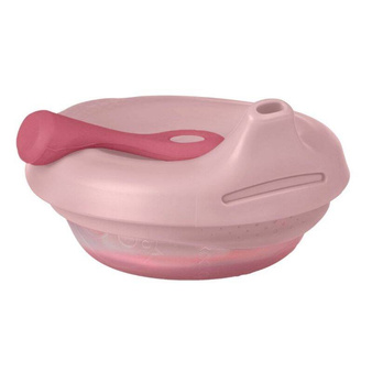B.Box Miseczka z pokrywką fill+feed Blush