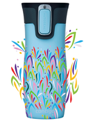 Contigo West Loop 2.0 - Kubek termiczny - 470ml - Floresy - błękitny Mat