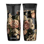 Contigo West Loop 2.0 - Kubek termiczny - 470ml - Glamour Kwiaty - czarny