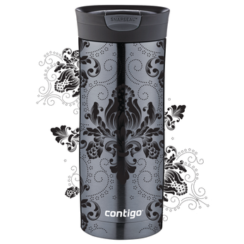 Contigo Huron - Kubek termiczny - 470ml - Arabeska Black - Gunnmetal