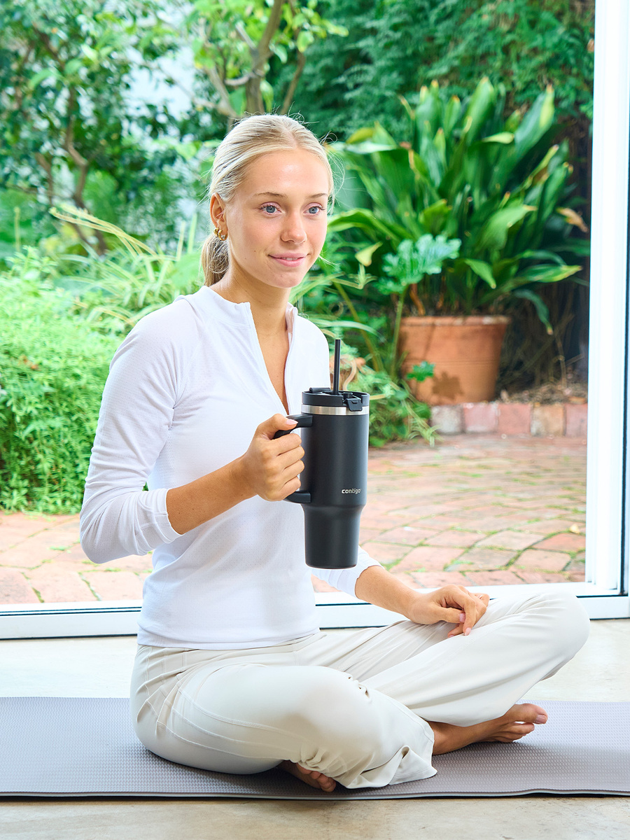 Contigo Streeterville Tumbler Mini - Kubek termiczny ze słomką - 880 ml - Licorice