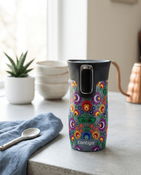 Contigo West Loop Mini - Kubek termiczny - 300ml - Folklor - Niebieski Metalik