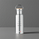 Butelka termiczna  Dr.Bacty Iris 500 ml - srebrna- personalizowana grawerem