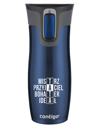 Contigo West Loop - Kubek termiczny - 470ml - Granat Mat Dzień Taty "Tata"