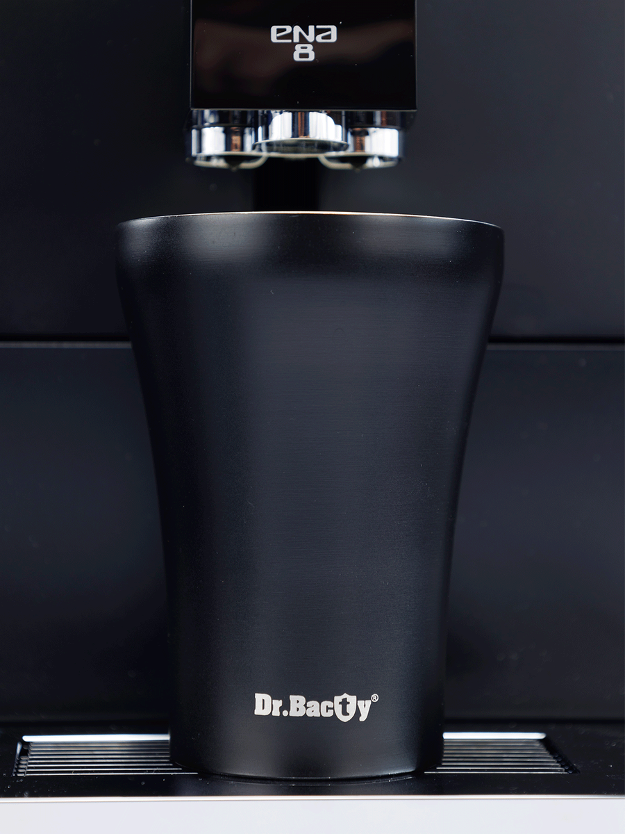 Dr.Bacty Apollo - Kubek termiczny do kawy - 227 ml - Dhaulagiri - czarny