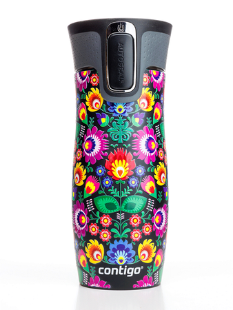 Contigo West Loop 2.0 - Kubek termiczny - 470ml - Folklor - Czarny Mat