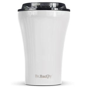 Dr.Bacty Apollo - Kubek termiczny do kawy - 227 ml - biały