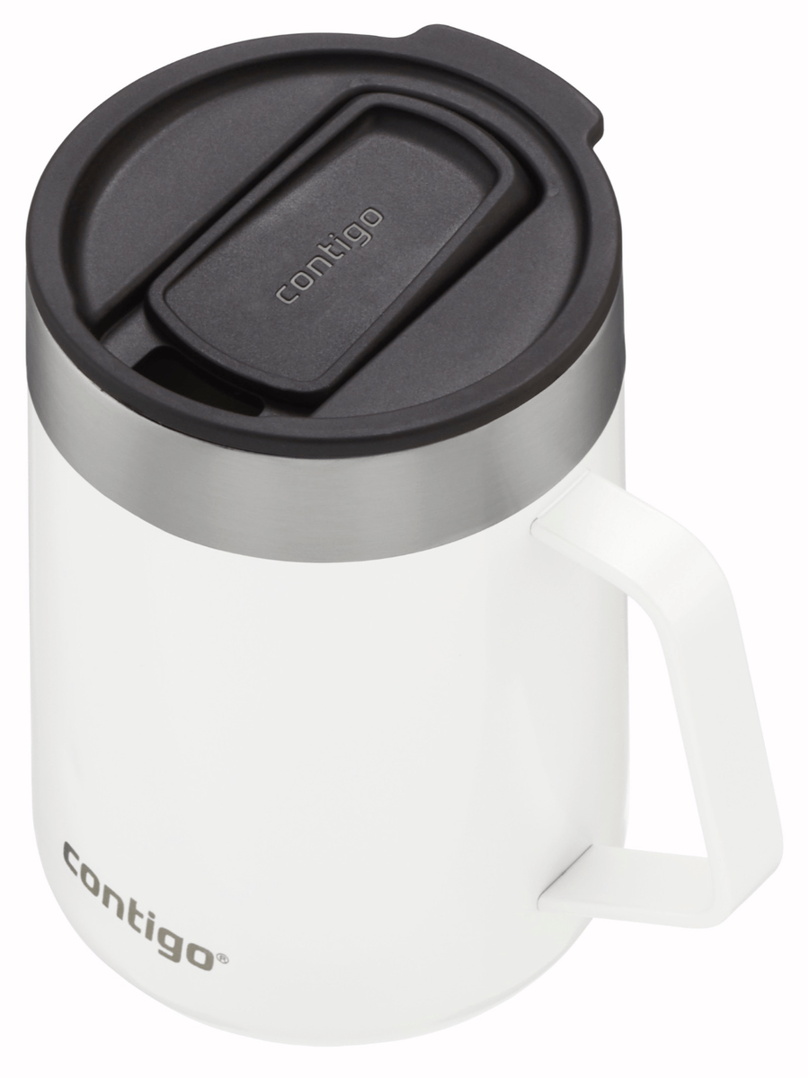 Contigo Streeterville - Kubek termiczny z uchem- 420ml - Biały - powystawowy