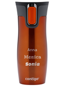 Contigo West Loop 2.0 - Kubek termiczny z grawerem - 470ml - Pomarańczowy