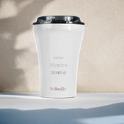 Kubek do kawy Dr.Bacty Apollo - 227 ml - biały - Z twoim grawerem