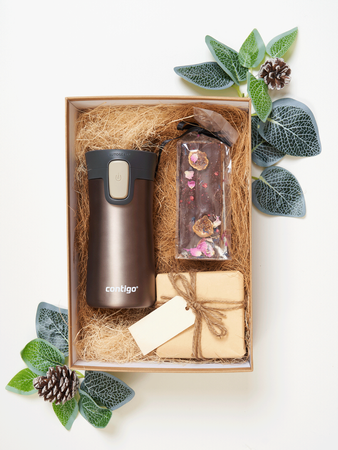 Contigo Pinnacle - Kubek termiczny z grawerem - 300ml - Latte