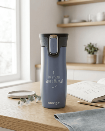 Contigo West Loop 2.0 - Kubek termiczny - 470ml - Tak wygląda super mama - Earl Grey