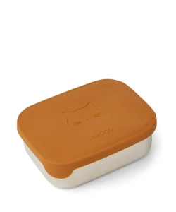 Lunchbox Liewood Arthur 900ml - Cat mustard