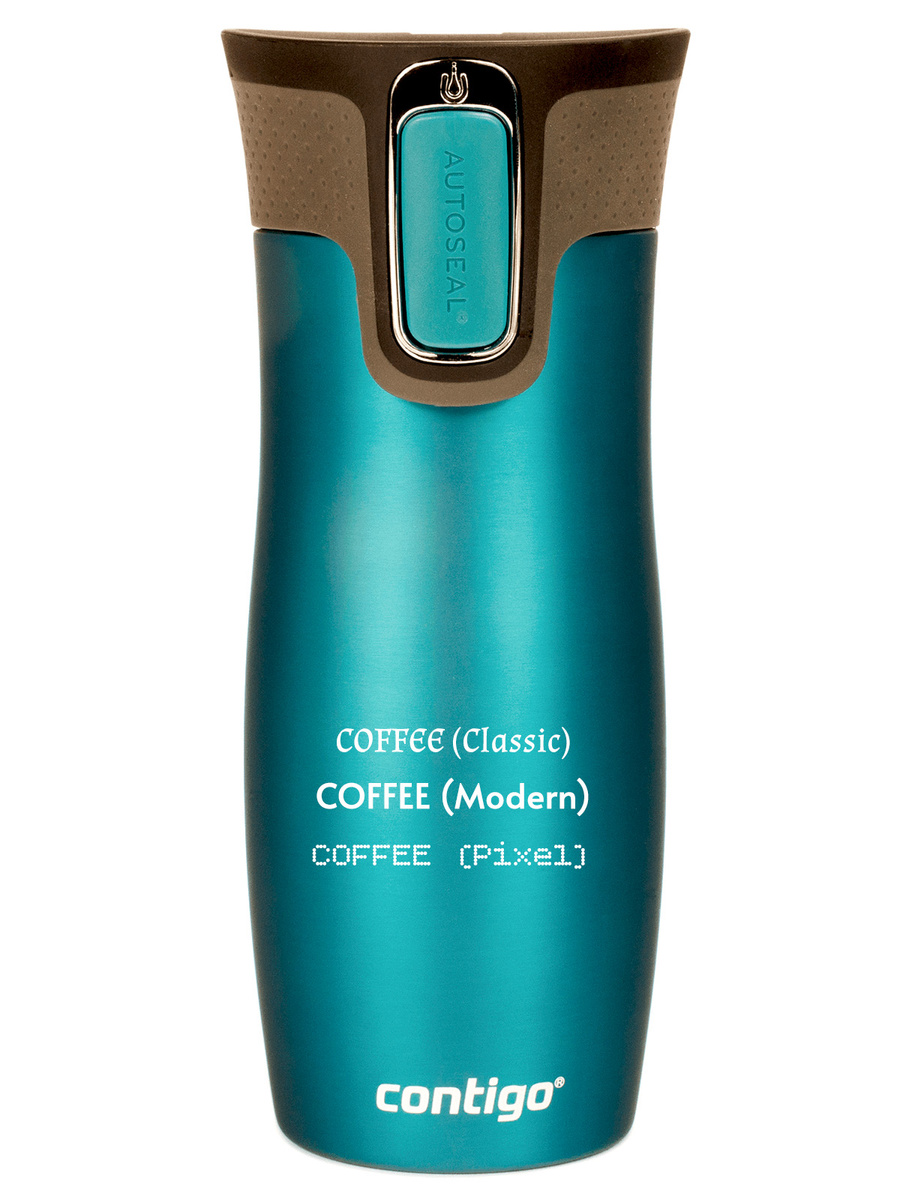 Contigo West Loop - Kubek termiczny z grawerem - 470ml - Turkusowy