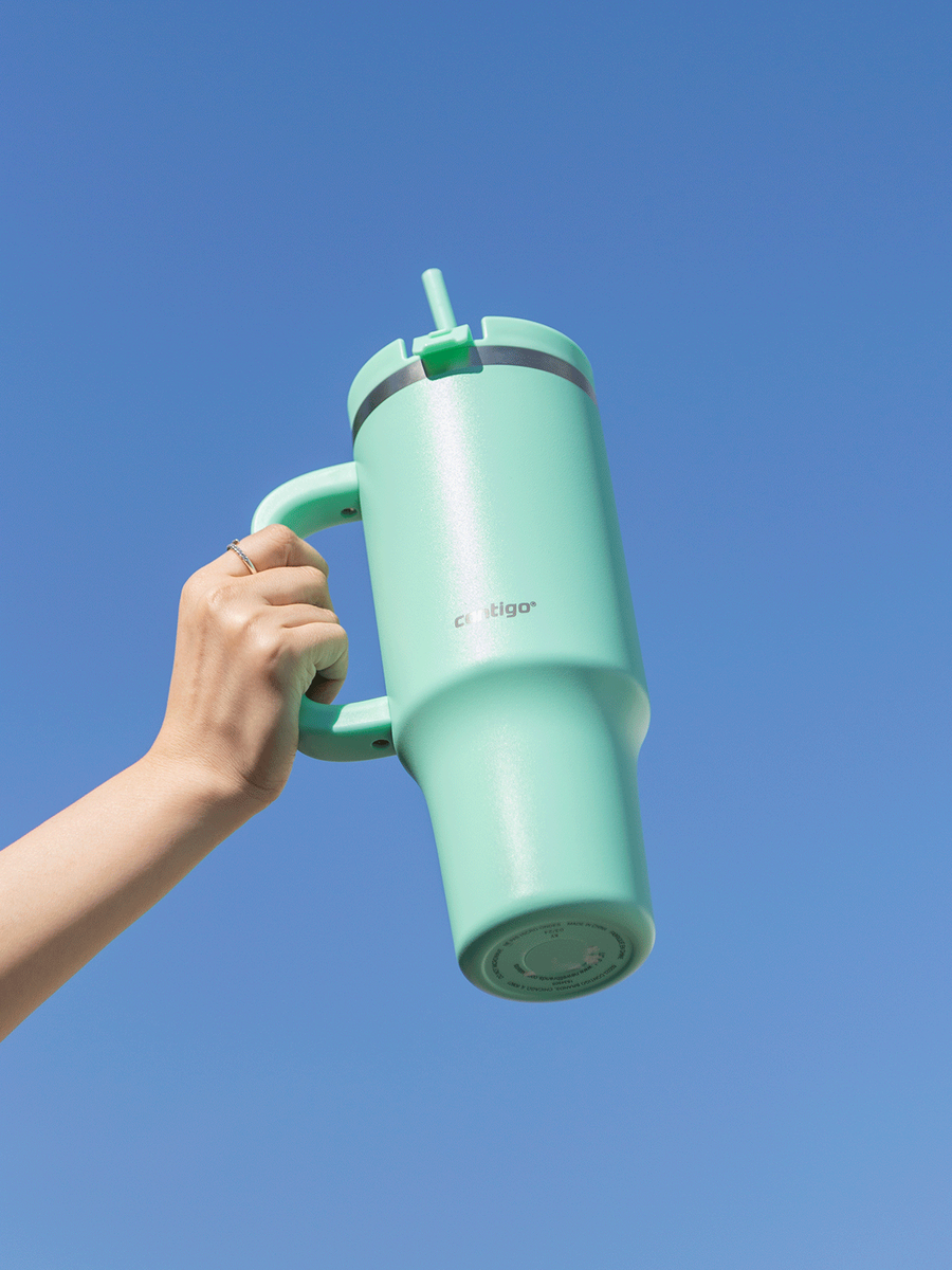 Kubek termiczny ze słomką Contigo Streeterville Tumbler 1200 ml - Reef  - powystawowy