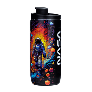 Dr.Bacty - Kubek termiczny do kawy - 360 ml - Czarny - NASA