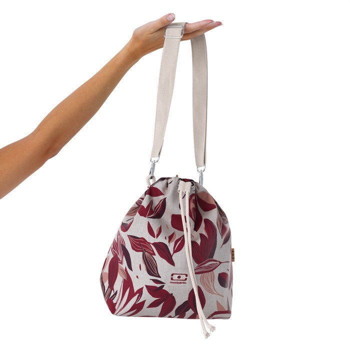 Monbento Lunchbag termiczny z paskiem Fresh Vegetal Red