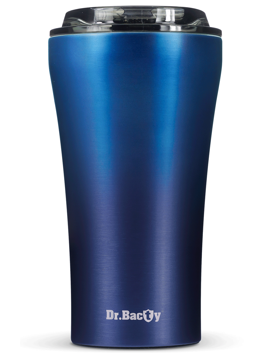 Dr.Bacty Apollo 2.0 - Kubek termiczny na kawę - "Lew" - 360 ml - Monaco Blue