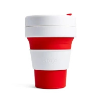 Stojo Pocket - Kubek - 355ml - Red-s