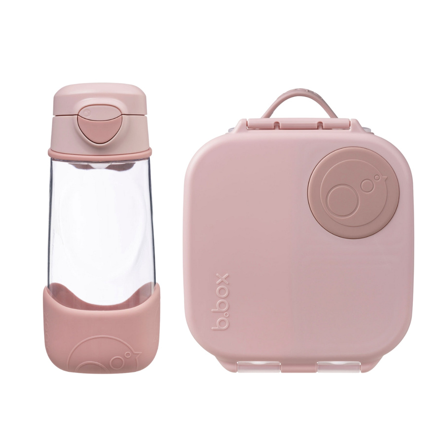 B.Box Zestaw Sportowa butelka tritanowa 450ml + Mini Lunchbox Blush Crush