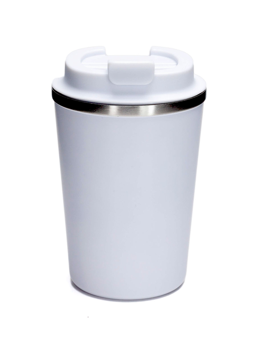 Szczelny kubek termiczny Dr.Bacty Terra RCS 300ml – Stal z recyklingu - Arktyczna Biel