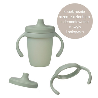 B.Box Silikonowy kubek z ustnikiem Blush