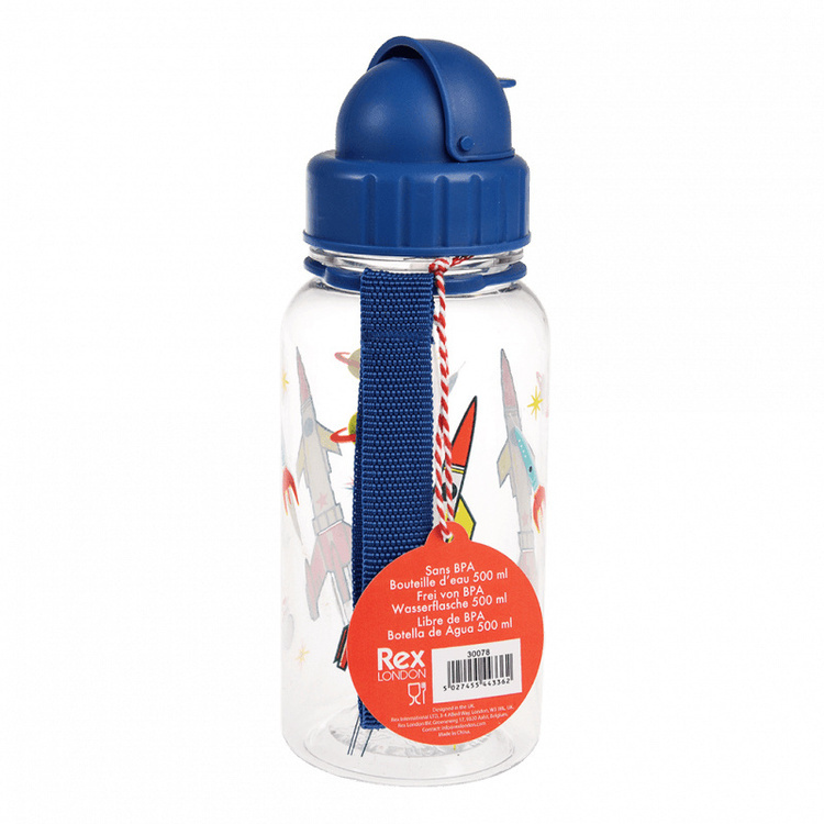 Rex London Bidon ze słomką 500ml Rakieta