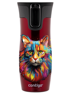 Contigo West Loop 2.0 - Kubek termiczny - 470ml - Kot - Czerwony