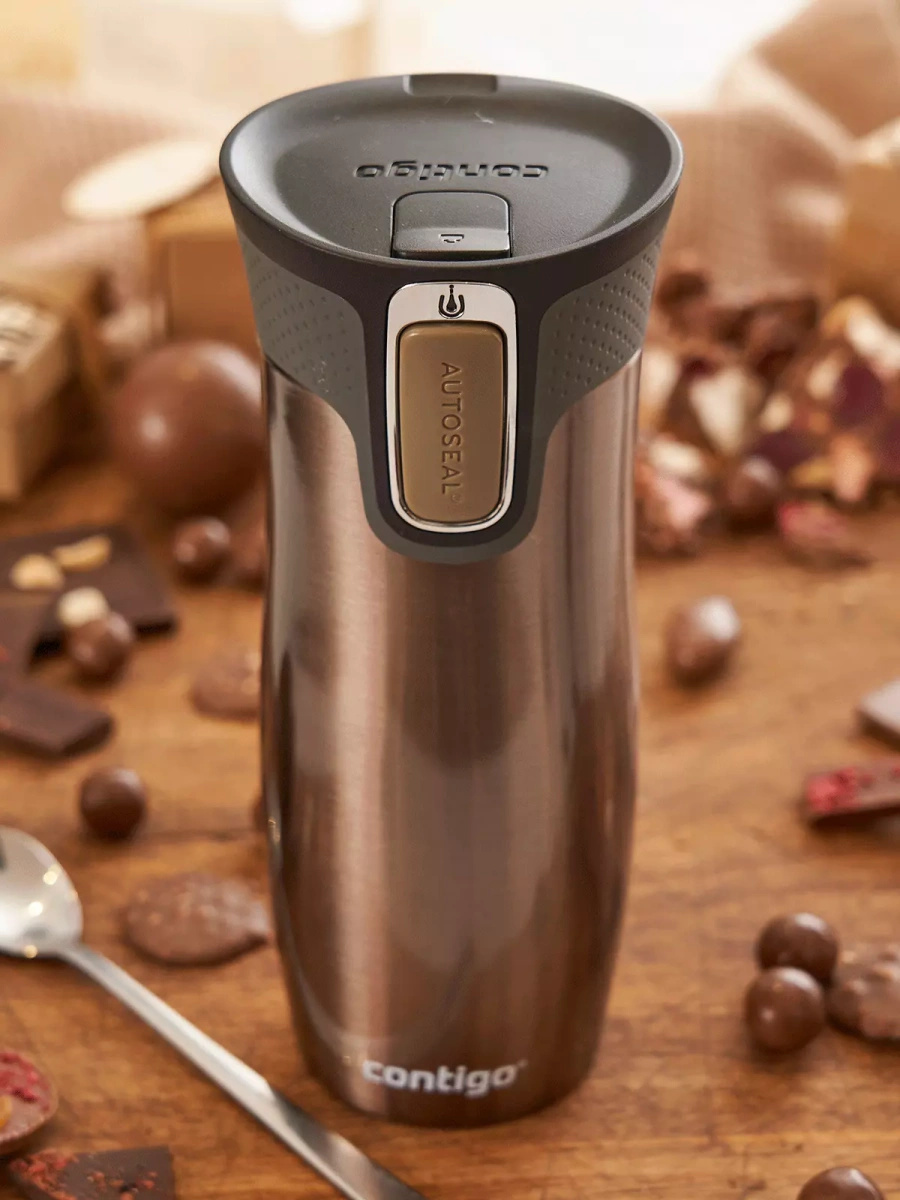 Contigo West Loop 2.0 - Kubek termiczny - 470ml - Pies - Latte