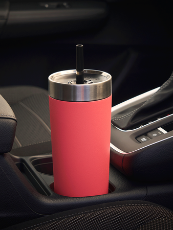 Contigo Luxe Tumbler - Kubek termiczny ze słomką - 720ml - Coral