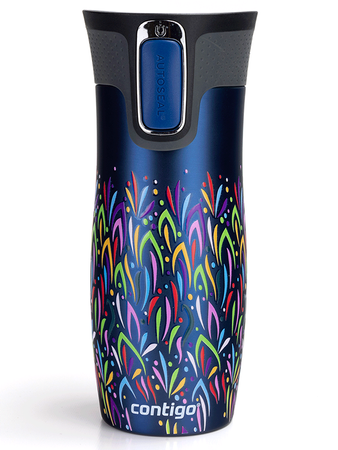 Contigo West Loop 2.0 - Kubek termiczny - 470ml - Floresy - Granat Mat