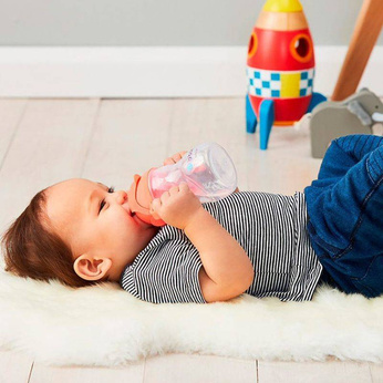 B.Box Bidon ze słomką 240ml malinowy