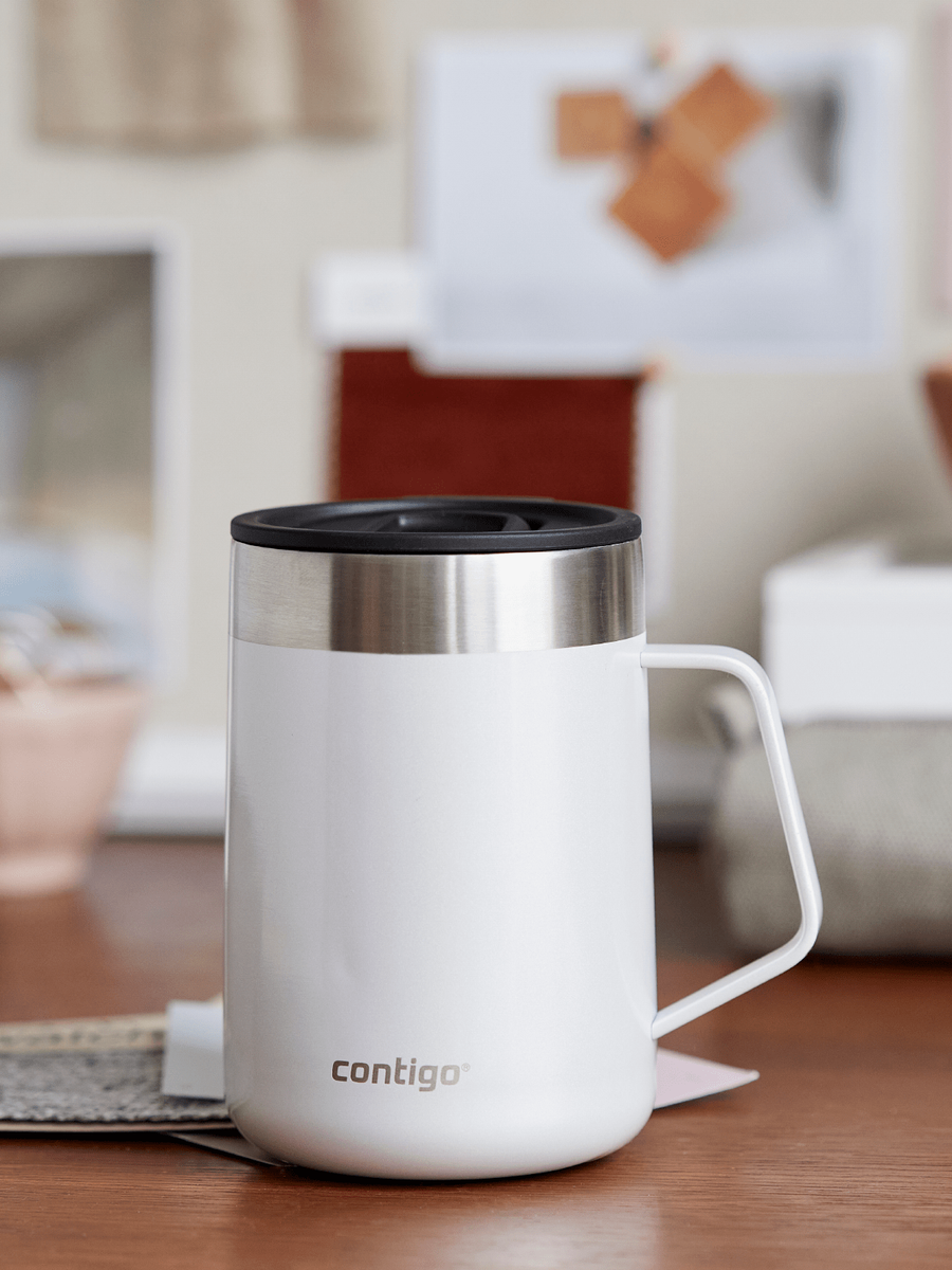 Contigo Streeterville - Kubek termiczny z uchem- 420ml - Biały - powystawowy