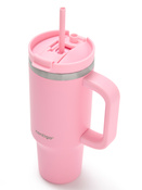 Contigo Streeterville Tumbler Mini - Kubek termiczny ze słomką - 880 ml - Strawberry Cream