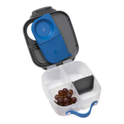 b.box Mini Lunchbox Pojemnik Śniadaniowy z Przegródkami Blue Slate