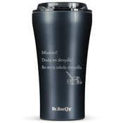 Dr.Bacty Apollo 2.0 - Kubek termiczny na kawę - Oda do młodości - 360 ml - Gunmetal